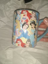 disney princess 14 oz coffee mug cup new authentic cinderella snow white mermaid