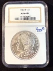 1882 S MORGAN DOLLAR NGC MS 64 PL