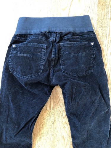 Gap Womens Black Corduroy Maternity Pants Size 26 Perfect Boot Cut Inseam 29" - Picture 7 of 7