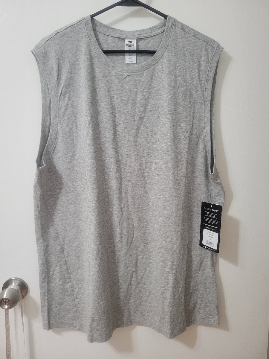 90 degree by reflex Mens Crew Neck Muscle Tank Size XL | eBay