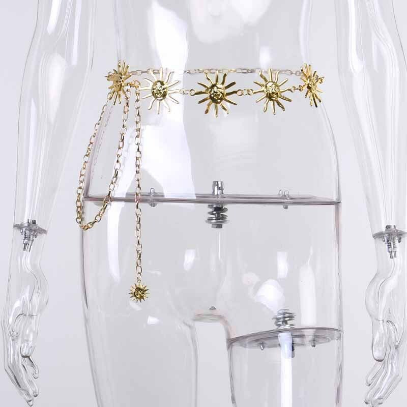 Metal Sun Chain Belt 2025