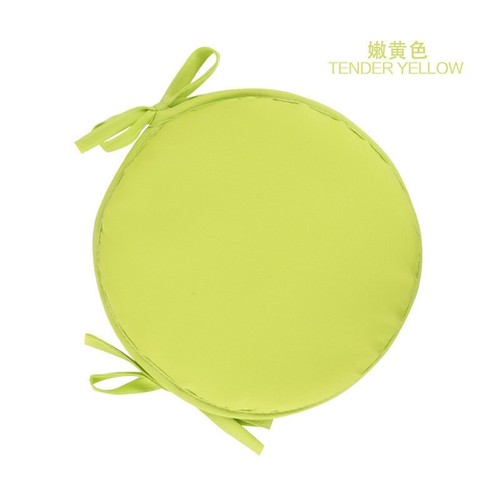 Round Seat Pads Removable Dining Bistro Circular Kitchen Cushion Chair Cover - Picture 21 of 27