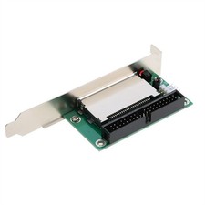 CF to IDE Adapter with Back Panel Adapter/Converter Pci Bracket Back Panel