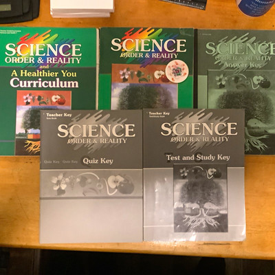 Abeka Science: Order & Reality Curriculum, Text, Answer Key, Quiz Key, Test Key