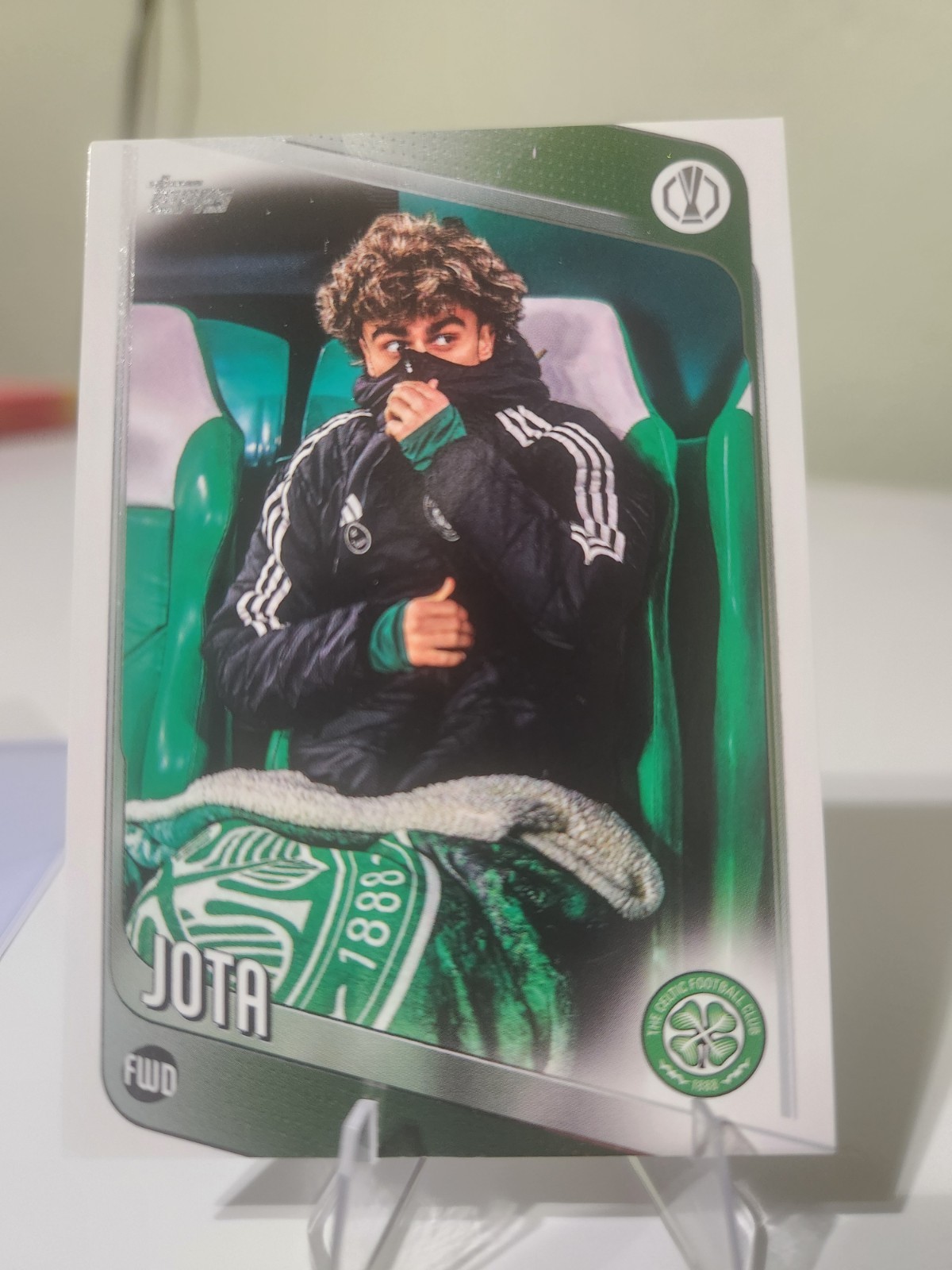 2025-26 Topps UEFA Club Flagship Jota IMAGE VARIATION SSP Celtic #30