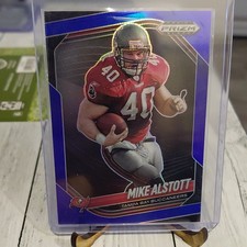 Panini Prizm Mike Alstott Blue Serial Numbered #275 Tampa Bay Buccaneers 2024