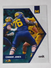 2025 ONIT MICHIGAN WOLVERINES TEAL DOT PARALLEL CONNOR JONES CARD #P-3