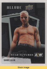2022 Upper Deck Allure AEW Star Futures Black Rainbow Darby Allin #129 READ 11q6