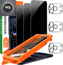 Auto-Dust Removal 3 Pack Privacy Screen Protector for Iphone 17 Pro Max 6.9 I