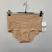 NWT Chantelle Beige Smooth Light Control High Waist Brief Panty Large D015 -11
