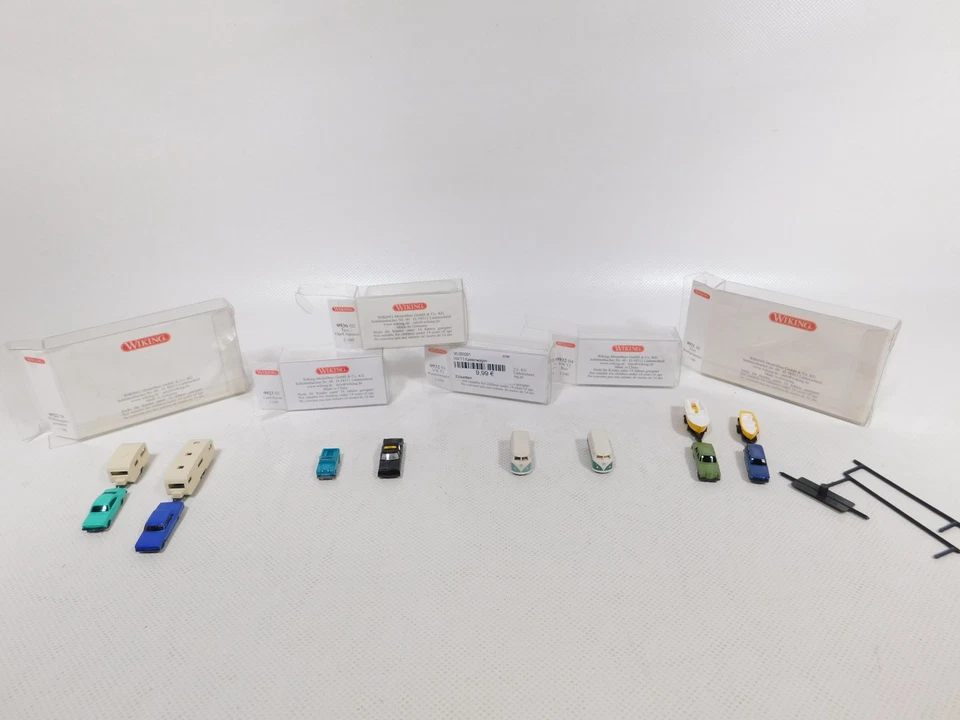 Wiking Scala N Raccolta 0921 0922 0923 0932 VW 0936 Taxi Opel Mint + Box - Immagine 4 di 4