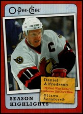 2007-08 UD OPC O-Pee-Chee #SH2 Daniel Alfredsson - Highlights HOF FREE SHIPPING!