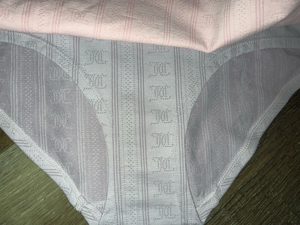 Juicy Couture ~ Ropa interior hipster para mujer Bragas Mezcla de nailon 5 pares ~ L Foto 2 de 4