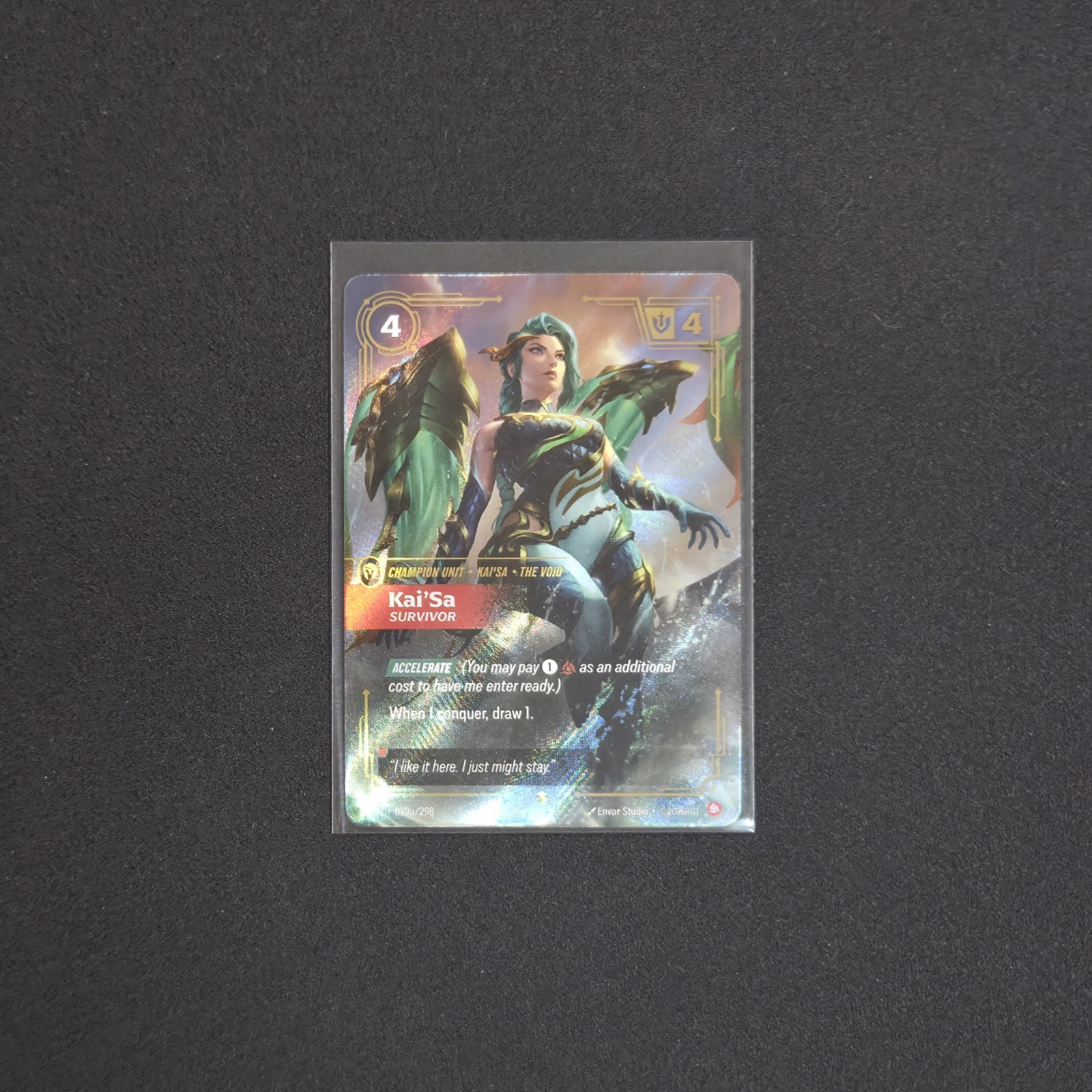 Kai'Sa - Survivor 2025 Origins #039a/298 Showcase (Alternate Art