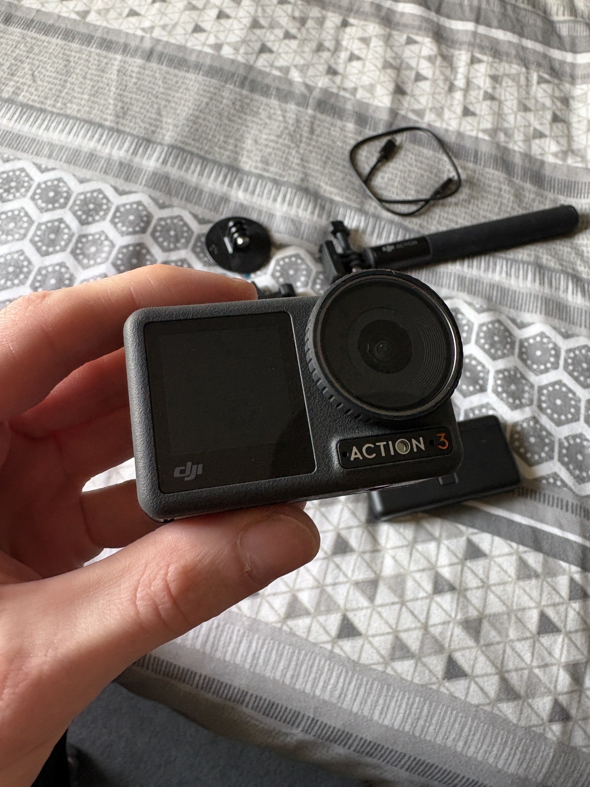 DJI Osmo Action 3 Adventure Combo Action Camera Bundle Near Mint