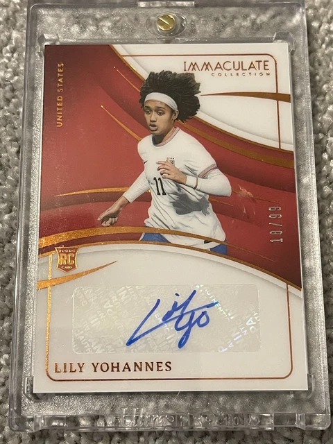 2024-25 Panini Immaculate Soccer LILY YOHANNES RC Auto #/99 USWNT