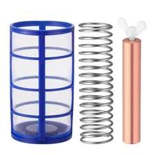 Copper Anode Replacement Kit Solar Pool Copper Anode Basket Screen Spring Screw