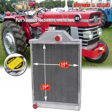 For Massey Ferguson 30 31 165 180 175 3165 Tractor Radiator 4 Rows 194701m91