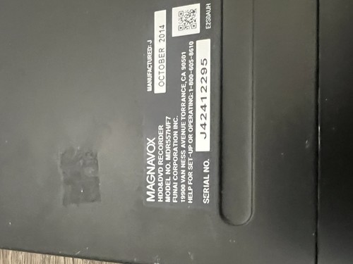 Magnavox DVD HDD Recorder MDR557H/F7 1TB HD HDMI AV con telecomando TESTATO - Foto 3 di 5