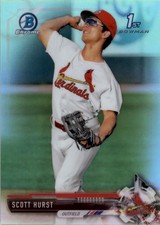 2017 Bowman Chrome Draft Refractors #BDC126 Scott Hurst - BB