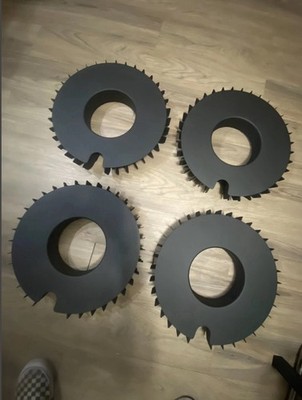 BBS Porsche Turbo Fans for 16  wheels- Refurbished
