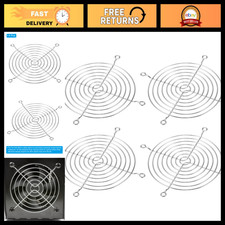 120mm Fan Grill Protector - 4 Pack Stainless Steel Cover for Computer Equipment