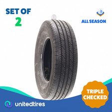 Set Of 2 Used Lt 24575r16 Bridgestone V-steel Rib 265 120116s - 732