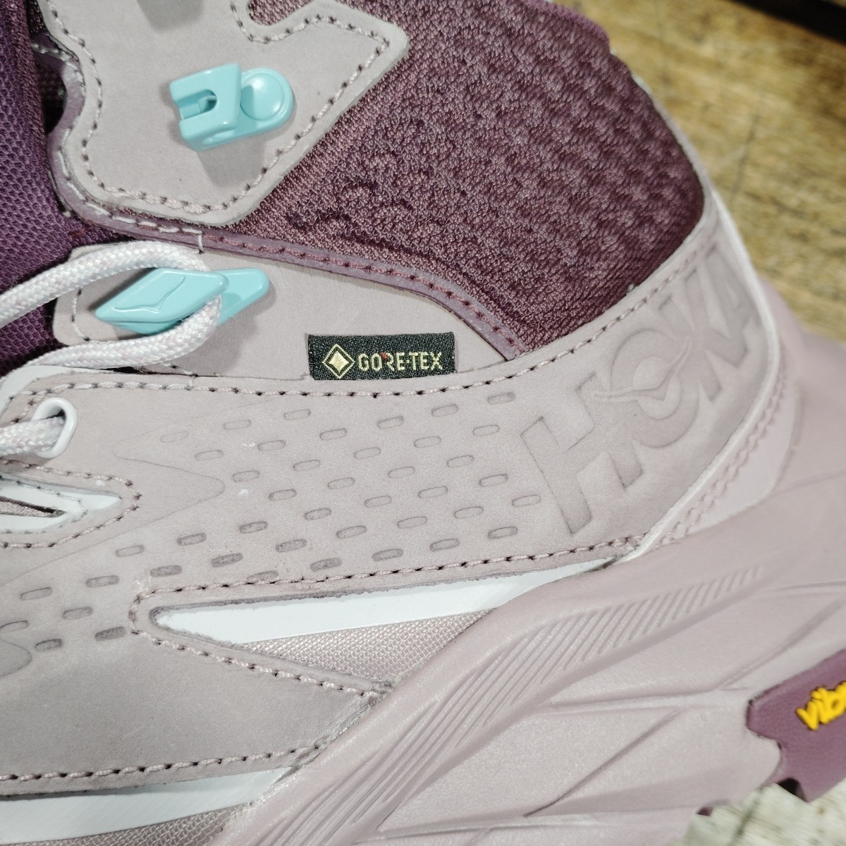 Hoka Womens 7.5 B Boots Sneakers Anacapa Mid GTX Elderberry Grape Lace Up Hiking thumbnail 15