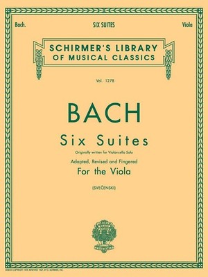 Bach   Six Suites for Unaccompanied Viola | Schirmer Library of Classics, Vol...