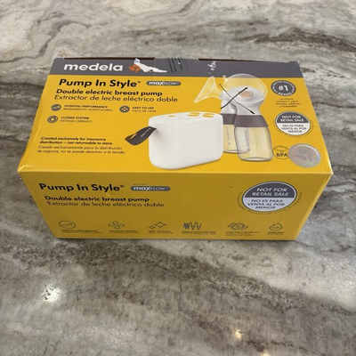 #ad Medela Pump In Style Double Electric Breast Pump White 101041361 Read PICS $34.99