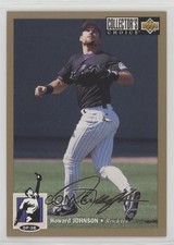 1994 Upper Deck Collector's Choice Gold Foil Signature Howard Johnson #530 g7g