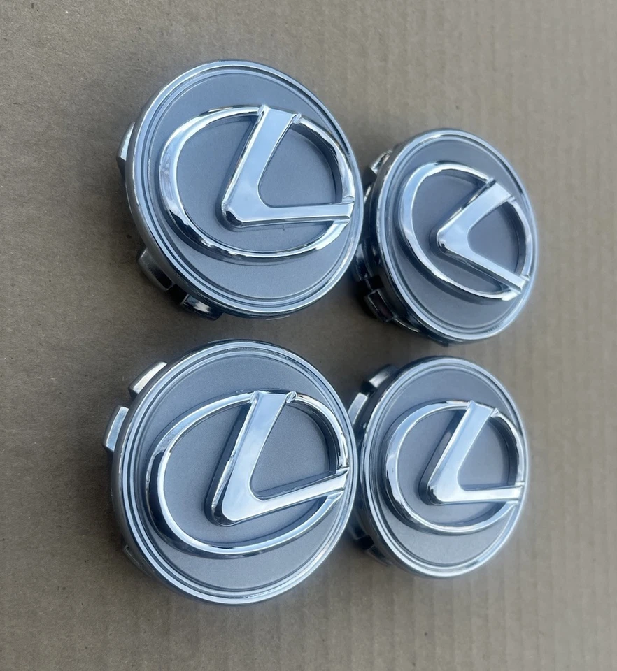 Tapacubos 4 piezas grises LEXUS CENTER llanta 62 mm para Lexus 4260330590 2006-2013 Foto 3 de 4
