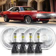 For 1965-1978 Ford Ltd 5.75 Inch Round Headlight Housing Led Highlow Bulbs For 1965-1978 Ford Ltd 5.75 Inch Round Headlight Housing Led Highlow Bulbs