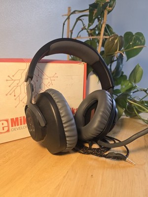 JBL Free WFH Stereo Headphones +Mic Black Music Media Game Headphones