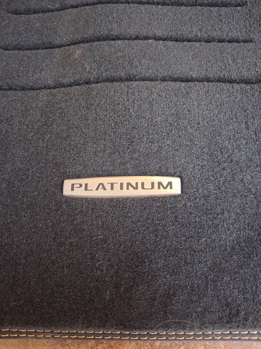 2021-24 Ford F150 crew cab Platinum Black Carpet Floor Mats OEM HBAXB ML3B P702