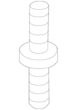 Genuine Volkswagen Oil Inlet Tube Bolt N-910-448-01