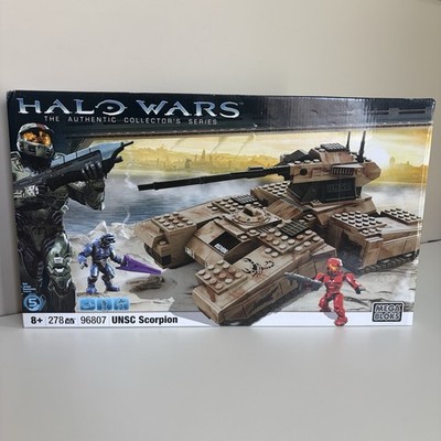 Halo Wars Mega Bloks 96807 Unsc Scorpion Tank Brand New Sealed Set 2009 Construx