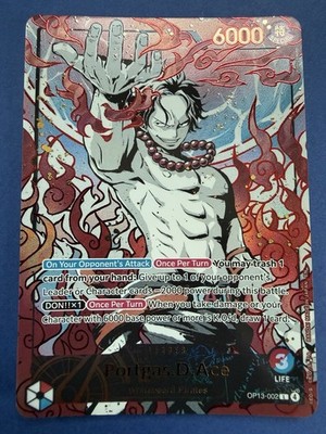 Portgas.D.Ace (English Version 3rd Anniversary Set) OP13-002 One Piece Promotion