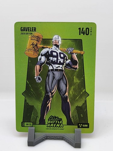 2026 Bo Jackson Battle Arena Gaveler Green Battle Foil Glow #GBF-73