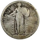1918-D Standing Liberty Quarter FINE DETAILS Cleaned A2970