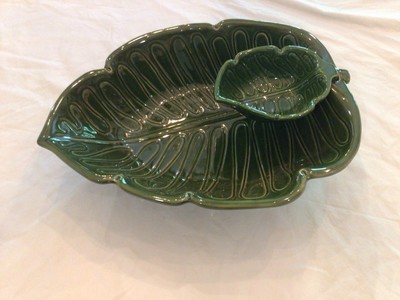 Mahalo Studio D Green Leaf Bowl set of 4 - Dishwasher & Microwave Safe