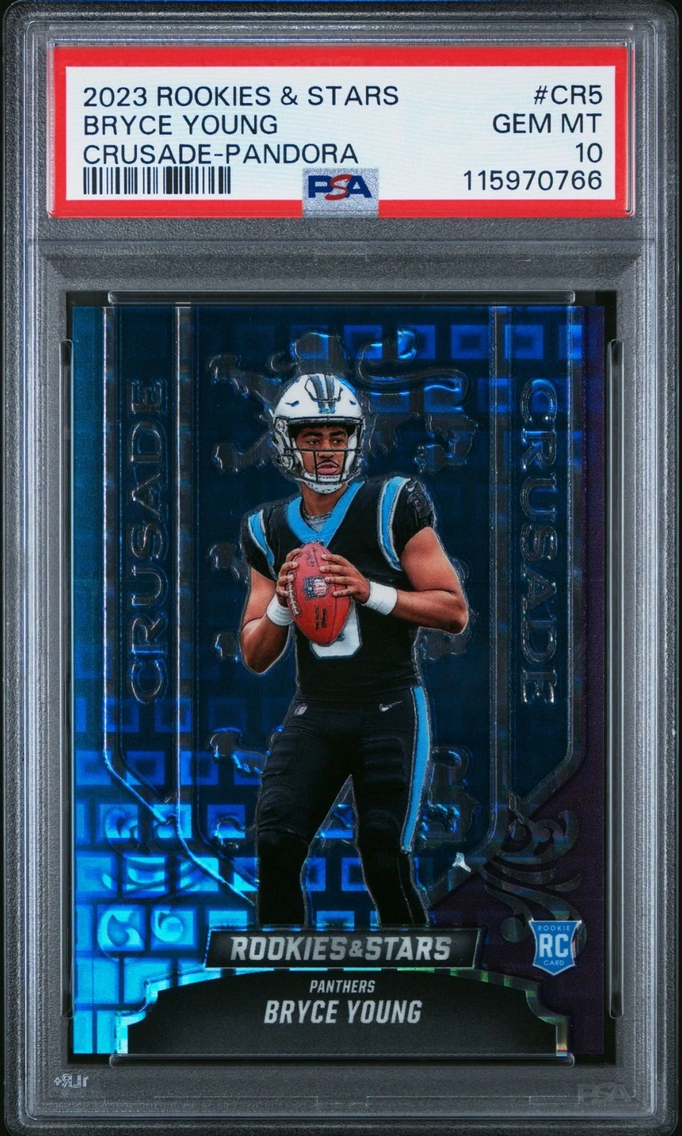 Bryce Young Panini Rookies & Stars Crusade #CR5 Pandora