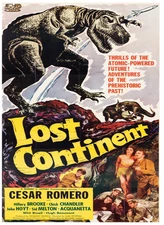 Lost Continent  1951 DVD Sci-Fi Dino Monster Classic COLOR Tinted Cesar Romero