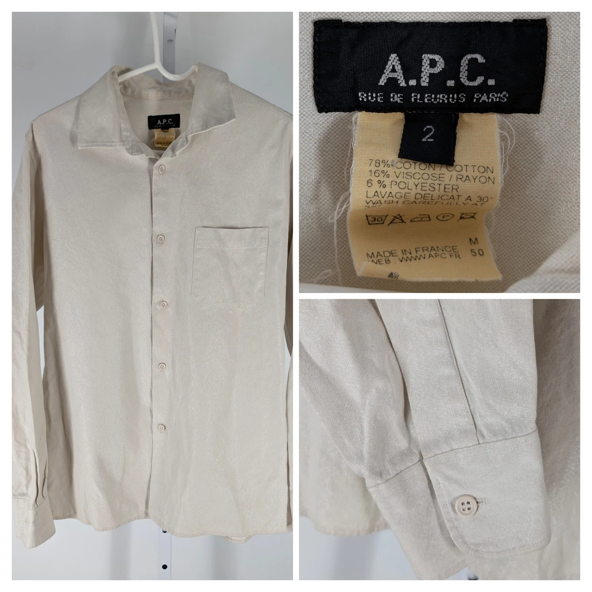 APC Long Sleeve Shirts for Men for sale | eBay