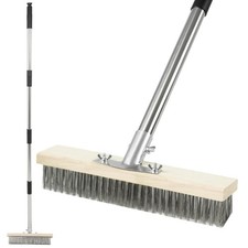 Pelle & Sol Heavy Duty Floor Scrubbing Brush - Yard with Adults, Brown