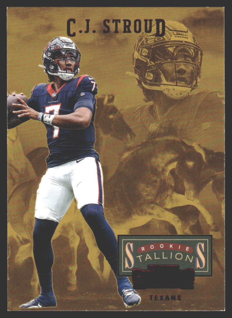 C.J. Stroud #6 2023 Panini Contenders Rookie Stallions Red Houston Texans