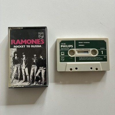 RAMONES ''Rocket To Russia'' Philips 1977 RARE Holland Netherlands cassette tape!
