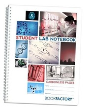 Carbonless Lab Notebook - 100 Sets of Carbonless 8 1/2" x 11" 100 pg Student
