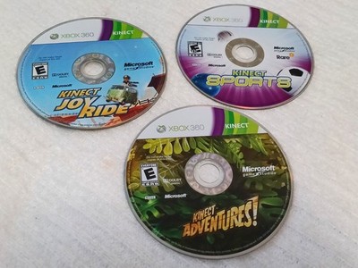 Kinect Sports Joyride Adventures Games Lot Xbox 360 Game X3