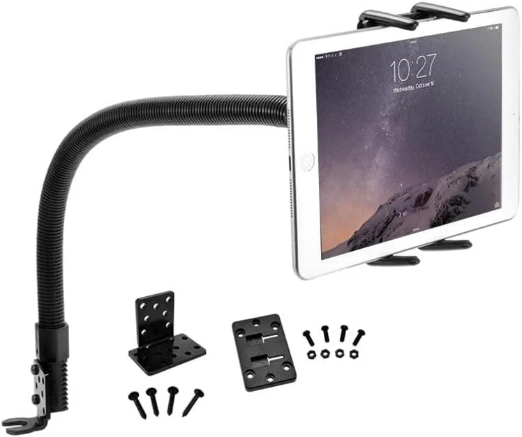 Mounts - Car Seat Rail Phone or Tablet Mount | Flexible Black  - Image 4 of 4